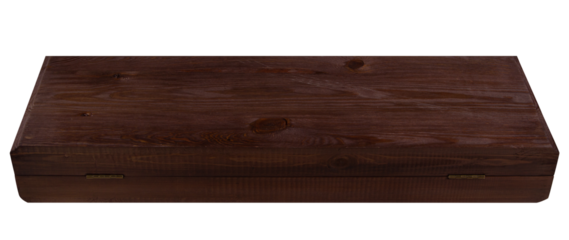 Dark red-brown wooden tabletop side view PNG