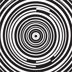 Abstract black and white circles background