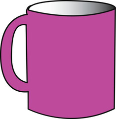 
illustration vector graphic of glass with white background