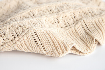 Textured background made with fabric mesh picked up in detail, close up.