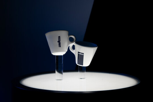 Torino, Italia, 04 Novembre 2022. Interno del Museo Lavazza, industria leader nella produzione e distribuzione del caff&egrave;, bevanda classica della cultura italiana.