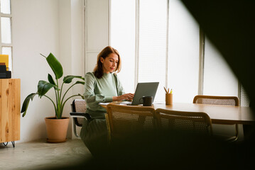 Senior Businesswoman In Modern Office