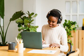 Businesswoman In Modern Workspace