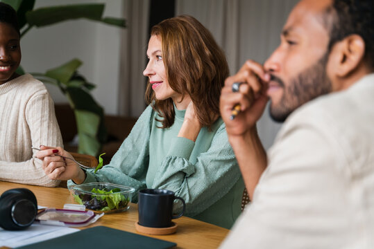 Business People Taking A Break In Office