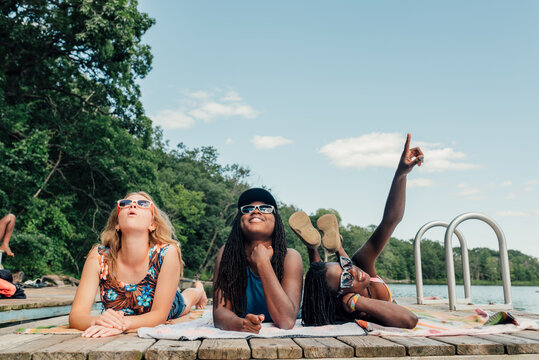 Three silly friends
