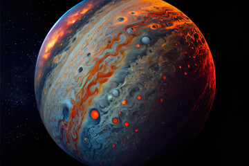 Close up photos of Jupiter