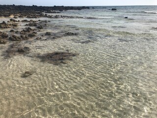 Lichtreflexe im Meer