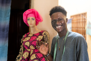 mannequin and fashion designer