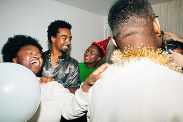 People Celebrating Christmas 