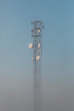 Communication network tower