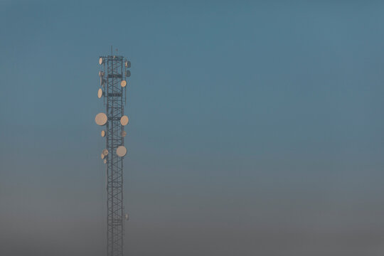 Communication network tower