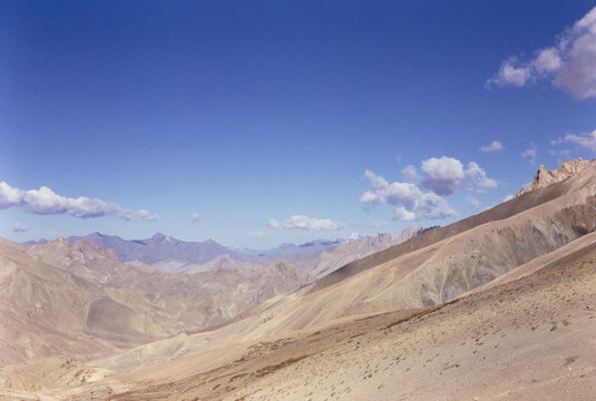 Vast Pastel Mountain Landscape Afghanistan