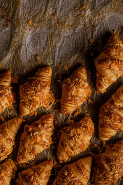 Set of croissants