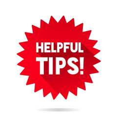 Helpful Tips Sticker Icon design, Business advice concept symbol vector.