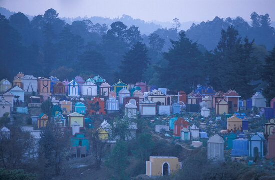 Cemetery, Chichicastenango, Guatemala, Central America