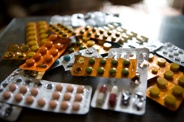 Pharmaceutical drugs at a home in Havana.