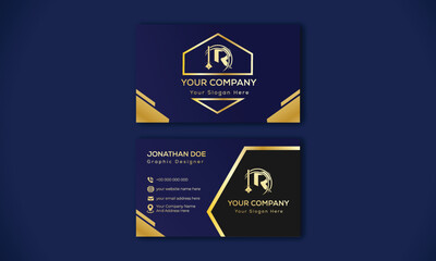 Luxury business card, Luxury business card design template, Creative business card