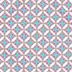 seamless pattern with blue flowers