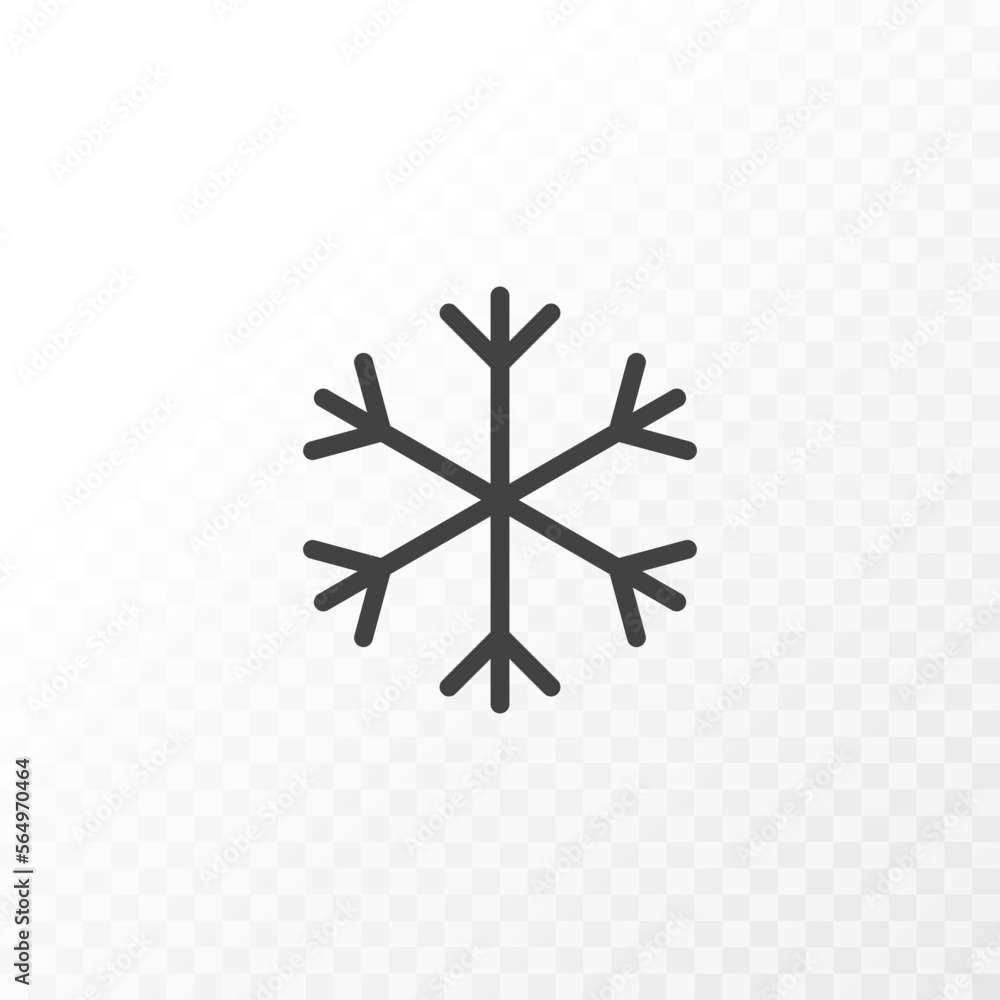 Aufkleber outline style ui icons collection. vector black linear illustration. snowflake weather and precipita
