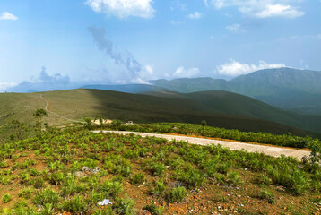 Fototapeta premium landscape in the summer