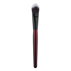 Professional makeup brush closeup isolated on transparent background.