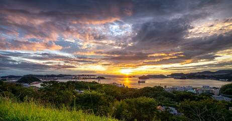 長崎の夕陽