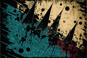 Grunge style background, pattern, texture, wallpaper, generative ai