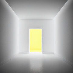 Interior 2 3d amarillo claro
