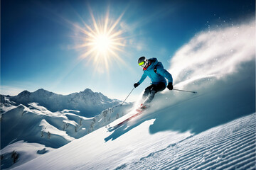 esporte snowboar nas montanhas de neve 