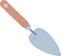 Gardening shovel flat icon Equipment for planting plant