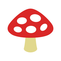 Simple Mushroom Icons, Poisonous Mushroom Icons