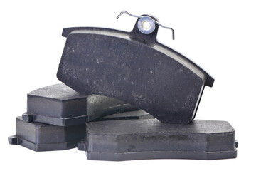 Car brake pads on a white isolated background © valeriy555