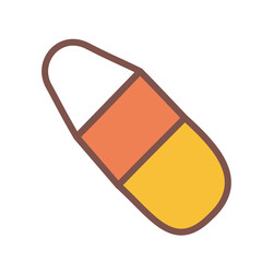 orange pill capsule