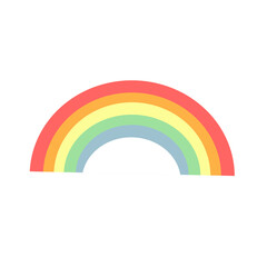 cute rainbow for kids design element