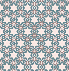 Abstract tileable geometric pattern. A seamless background, vintage texture.	
