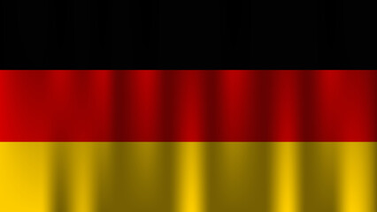 flag of germany country nation symbol 3d textile satin effect  background wallpaper vector