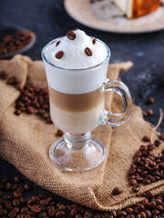 Late arts coffe and coffee beans
