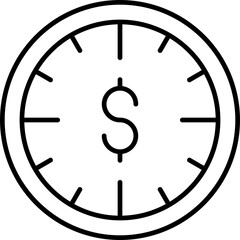 Time Is Money Icon