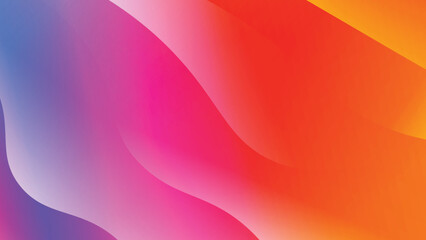 Nice and beautiful colorful gradient with wave, swirl, fluid, blur, and dynamic effects. Mesh gradient with rainbow, vivid and modern vibrant colors. 