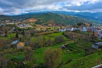 Fototapeta na wymiar Landscapes from Priego de Cordoba. Sub-Betica range