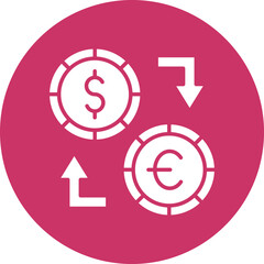 Money Exchange Icon Style
