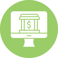 Online Banking Icon Style