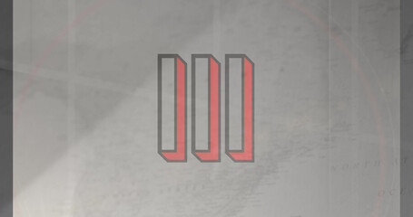 Countdown against grey background 4k