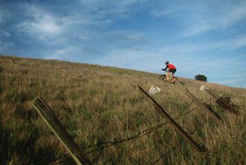 Mountain Biking hill