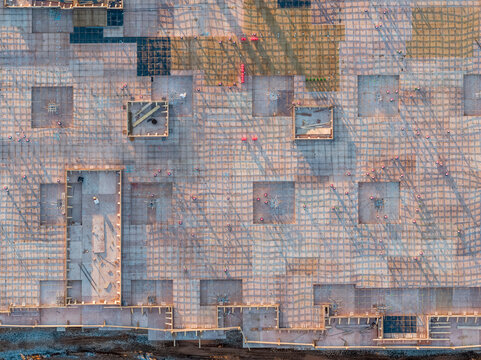 Construction site, Decatur, Georgia, USA