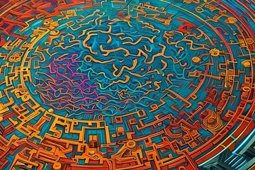 the maze of the mind - generative ai