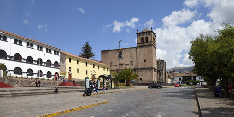 Church and convent of San Francisco, Cusco, Peru - obrazy, fototapety, plakaty