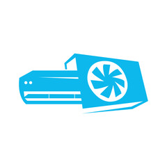 Air conditioning logo illustration isolated vector sign symbol