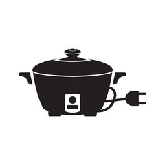 rice cooker icon vector illustration logo template