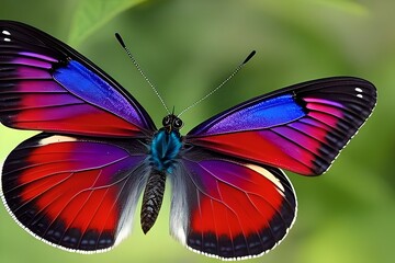 Fototapeta na wymiar butterfly on a flower. Generate AI.